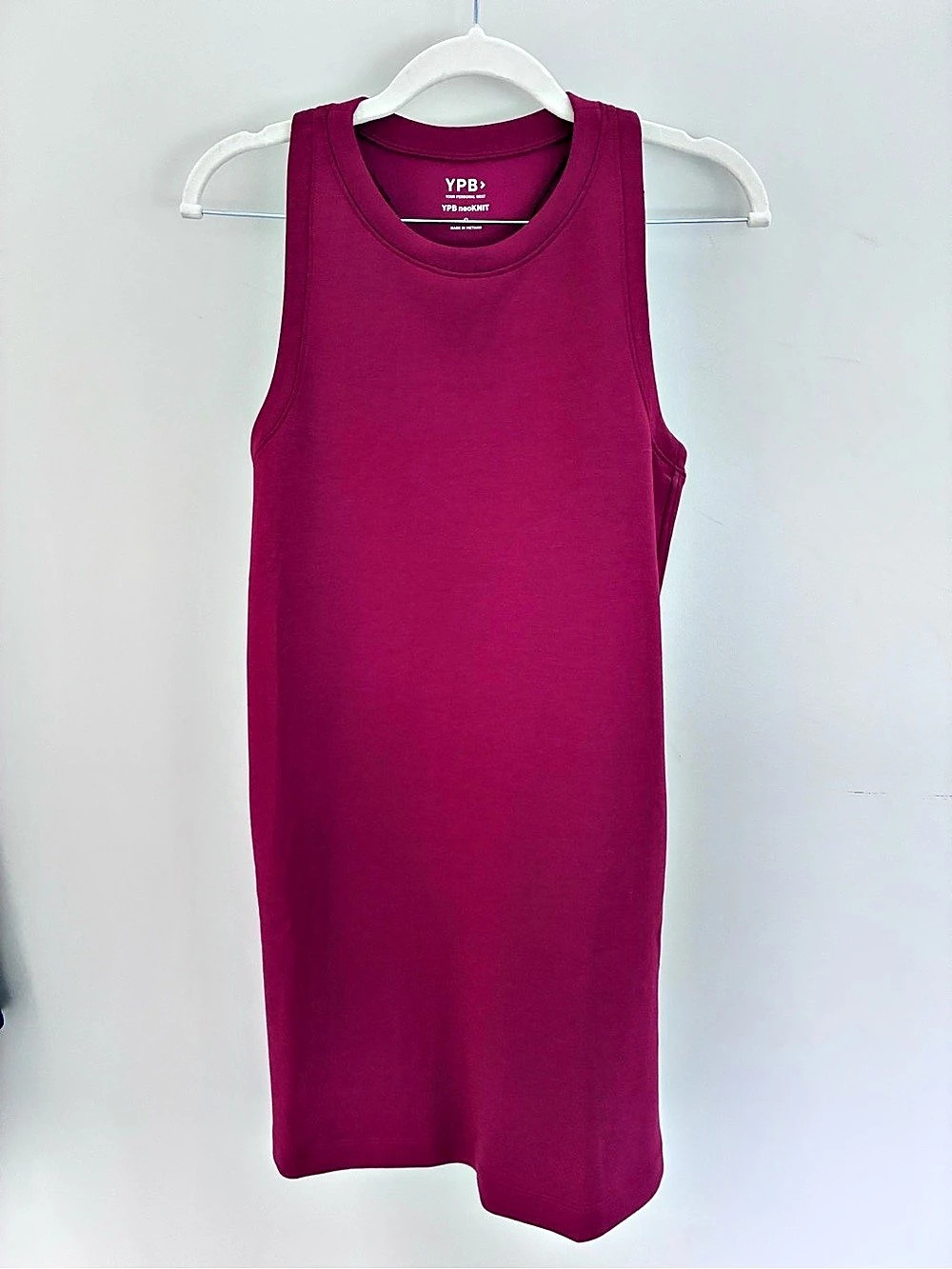 YPB neoKNIT Athletic Tank Top in Purple Size Small